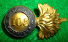 MM276 - 105th Saskatoon Fusiliers Officer's Collar Badge
